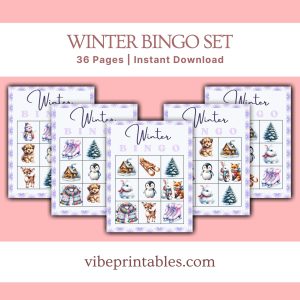 Winter Bingo Set