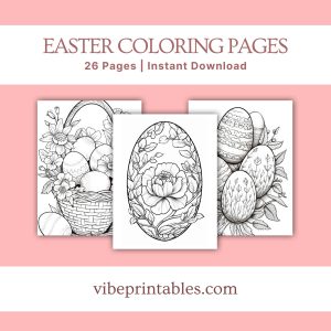 Easter Coloring Pages Set 1