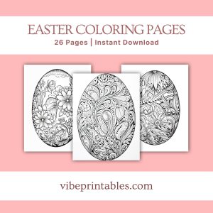 Easter Coloring Pages Set 2