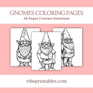 Gnomes Coloring Pages