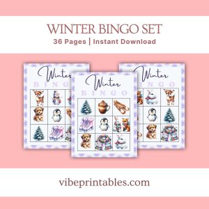 Winter Bingo Set