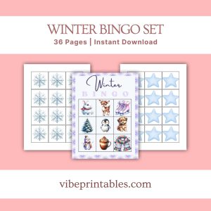 Winter Bingo Set