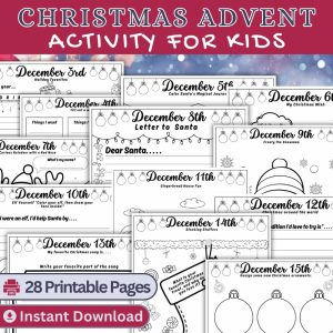 Christmas Advent Activities For Kids