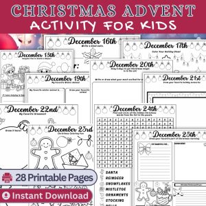 Christmas Advent Activities For Kids