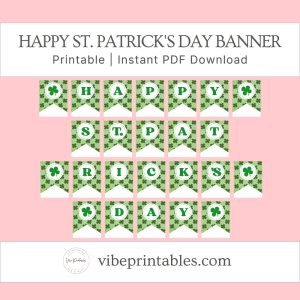 Happy St. Patrick's Day Banner