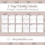 Cat Care Planner Or Binder Bundle In Pastel