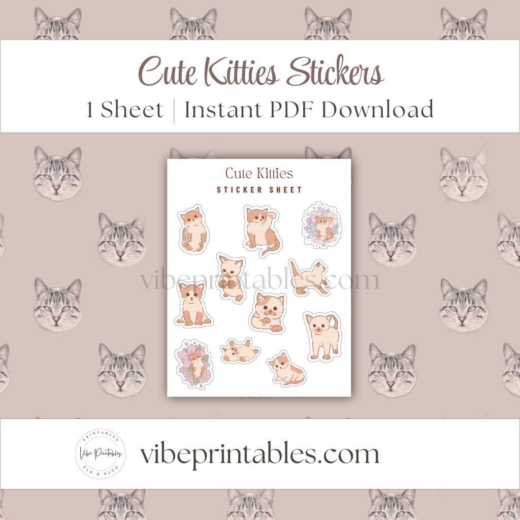 Cute Kitties Stickers