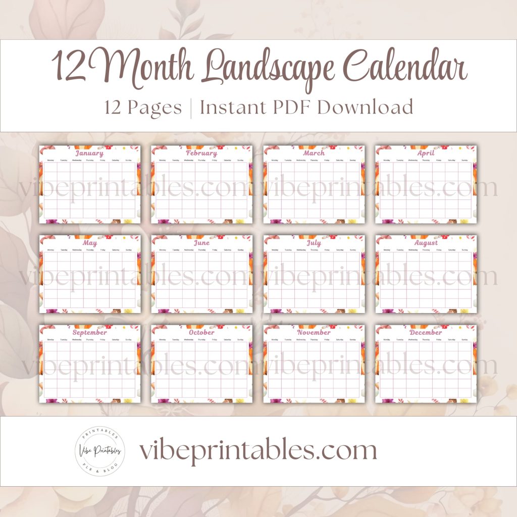 Cheerful Fall Planner Or Binder Bundle