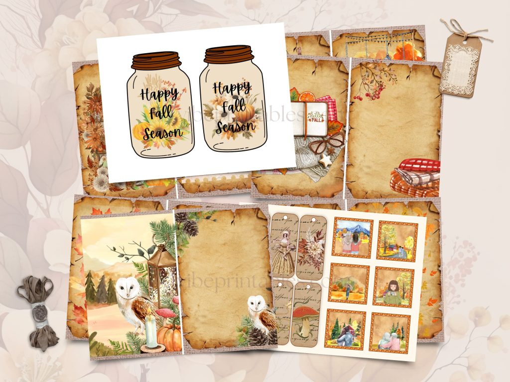 Fall Junk Journal & Ephemera