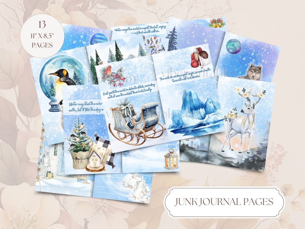 Winter Junk Journal & Ephemera