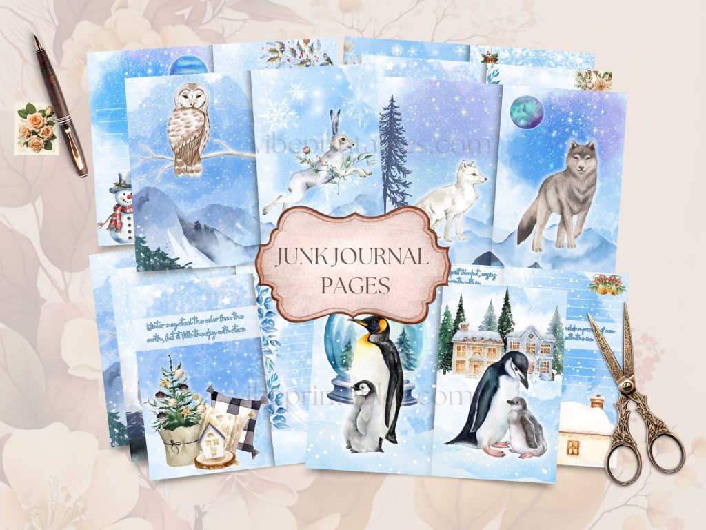 Winter Junk Journal & Ephemera