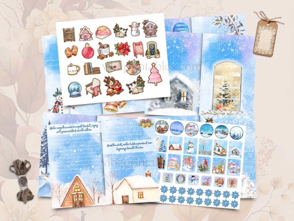 Winter Junk Journal & Ephemera