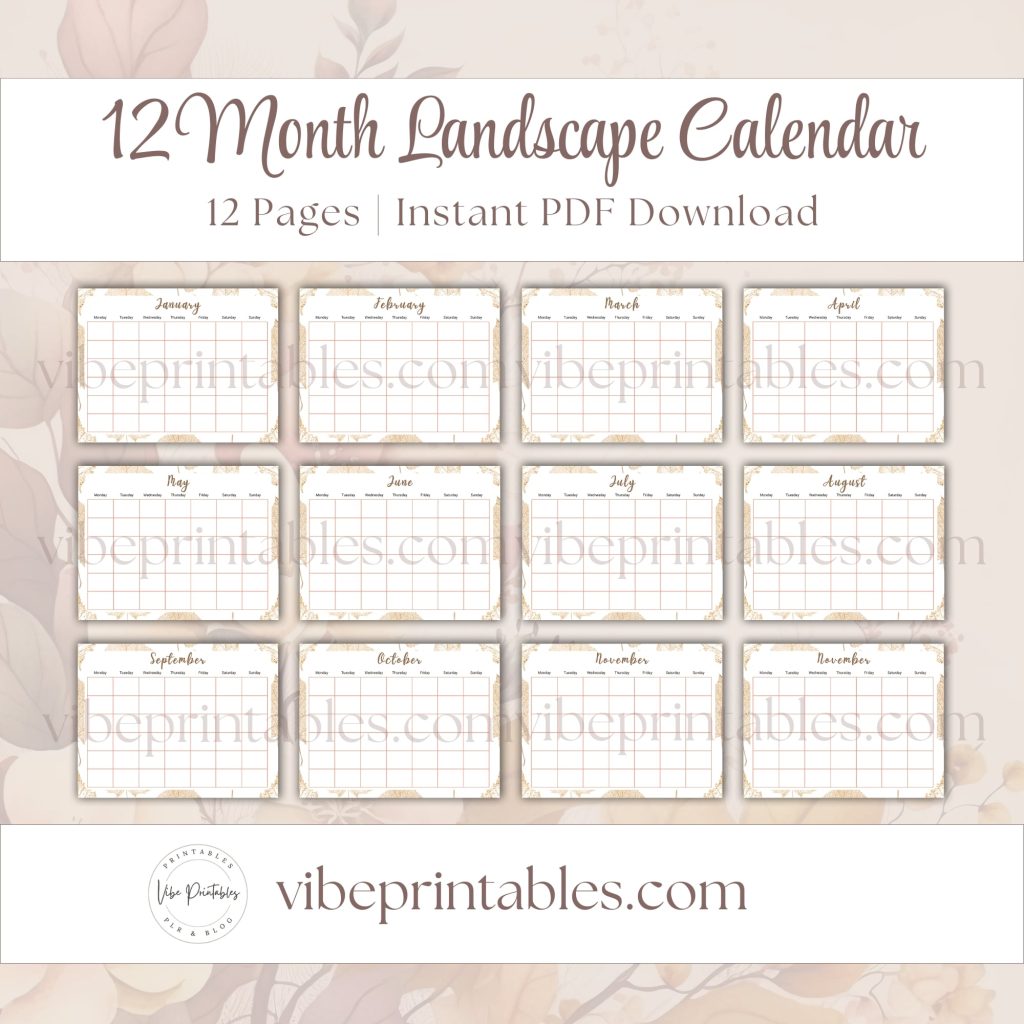 Fall Planner Or Binder Bundle In Leaf Design