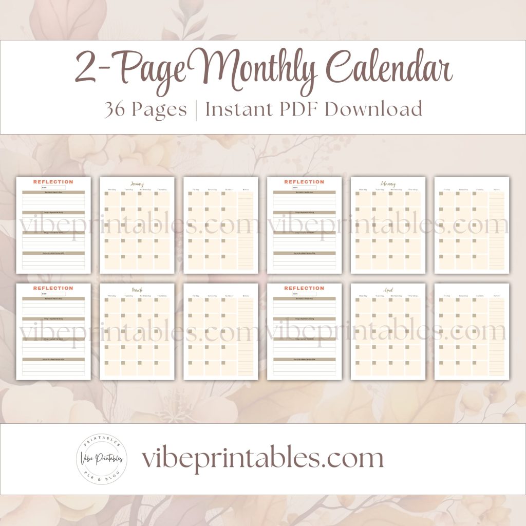Fall Planner Or Binder Bundle In Leaf Design