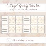 Fall Planner Or Binder Bundle In Leaf Design