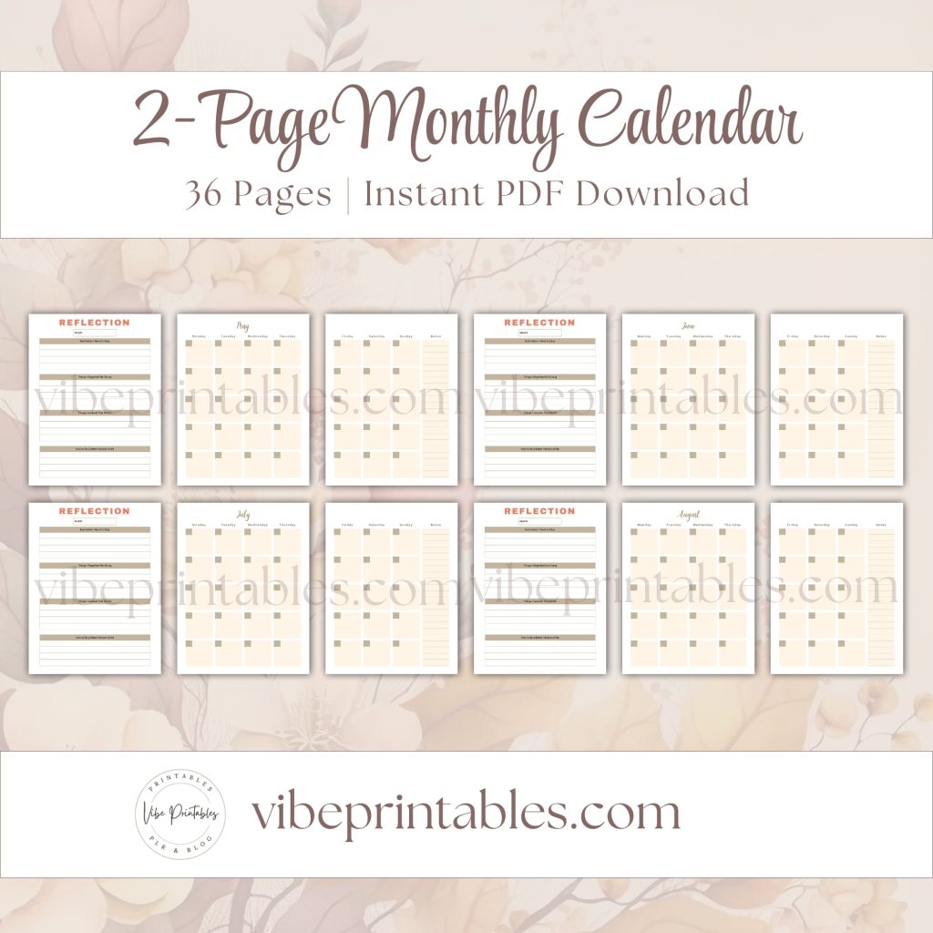 Fall Planner Or Binder Bundle In Leaf Design