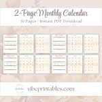 Fall Planner Or Binder Bundle In Leaf Design