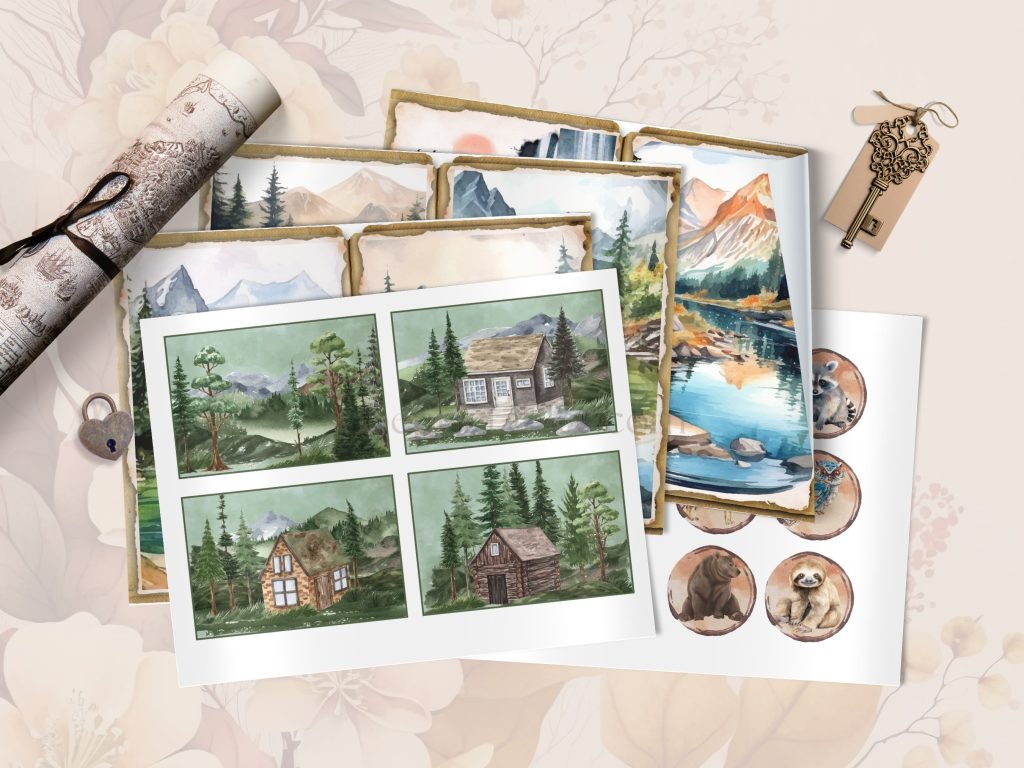 Camping Junk Journal & Ephemera