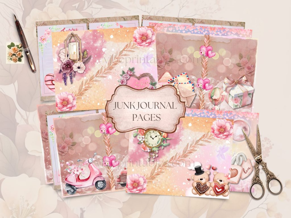 Valentine Junk Journal & Ephemera