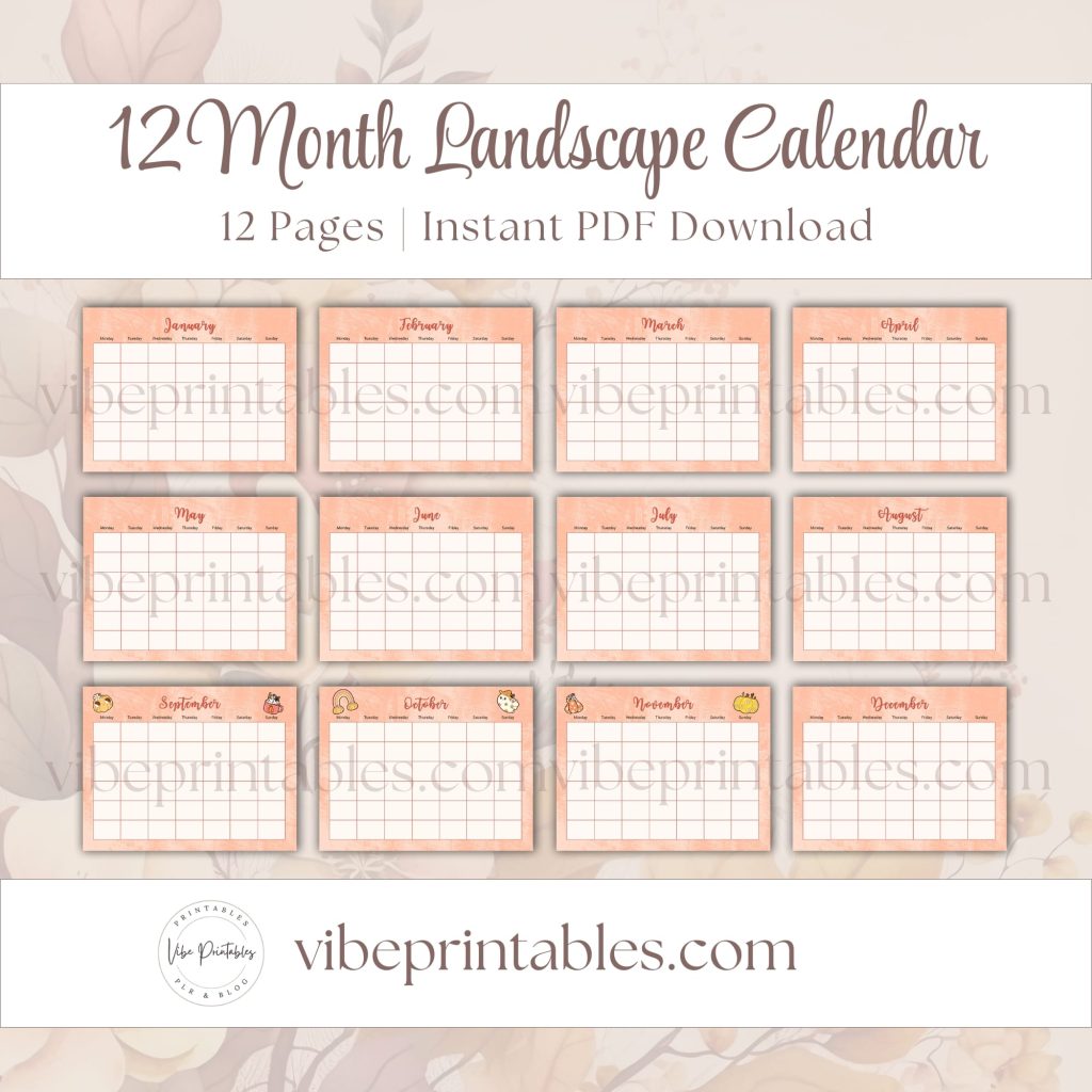 Fall Planner Or Binder Bundle In Pumpkin Design