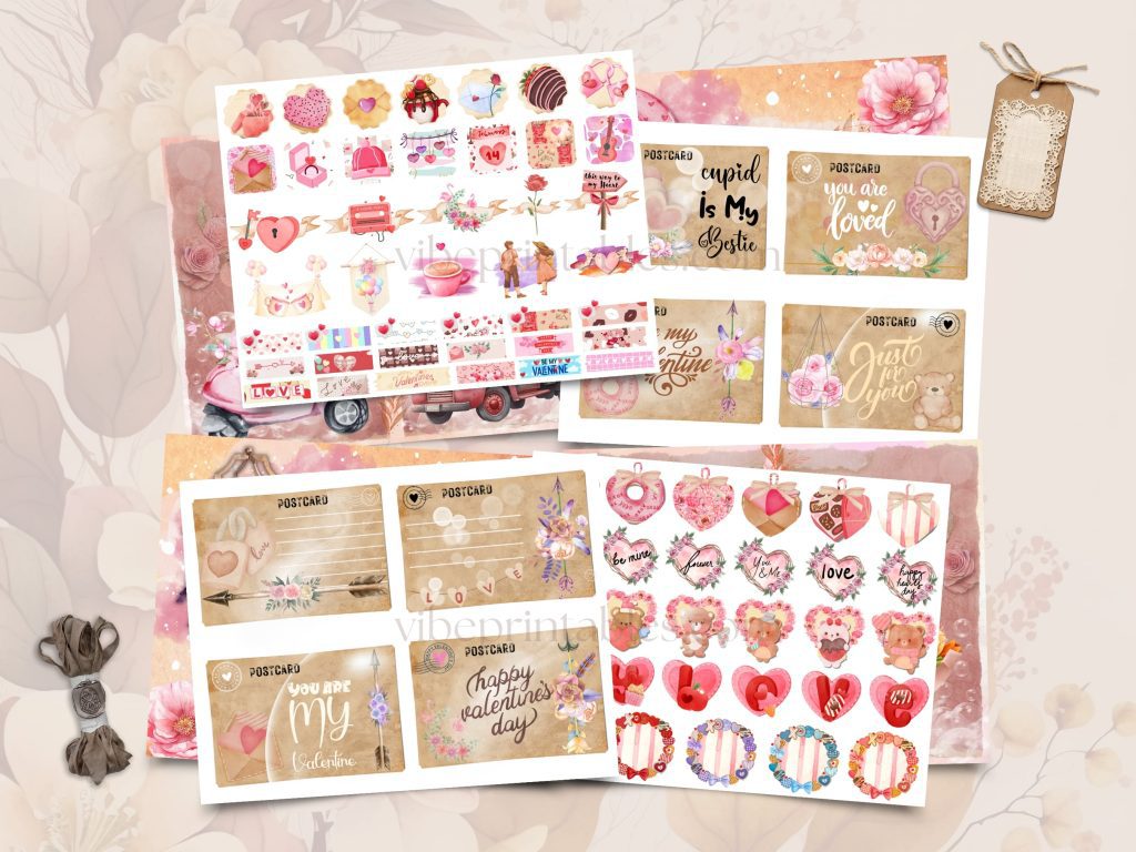 Valentine Junk Journal & Ephemera