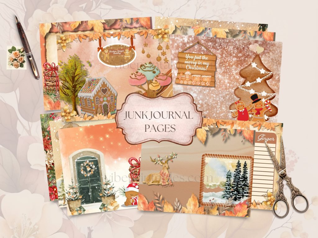 Gingerbread Junk Journal & Ephemera