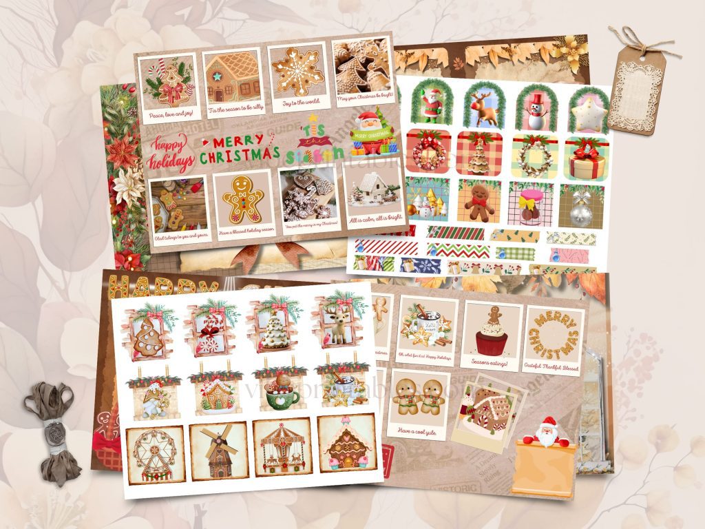 Gingerbread Junk Journal & Ephemera