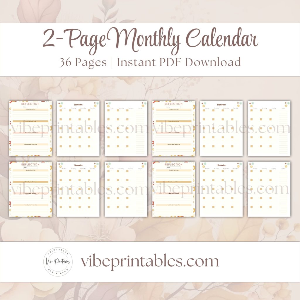 Fall Planner Or Binder Bundle