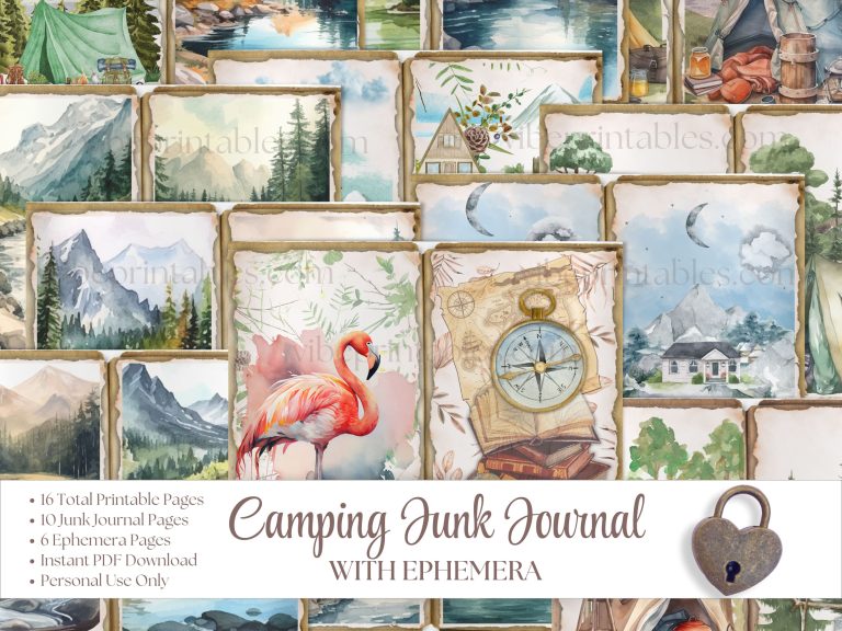 Camping Junk Journal & Ephemera