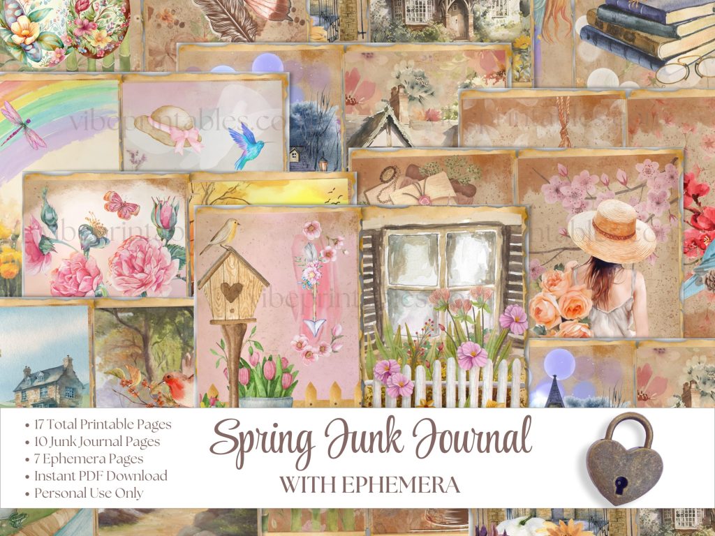 Spring Junk Journal & Ephemera