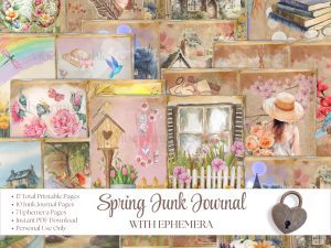Spring Junk Journal & Ephemera