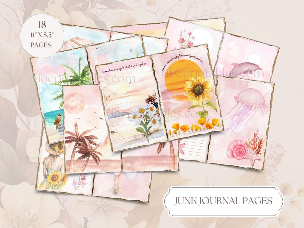 Summer Junk Journal & Ephemera