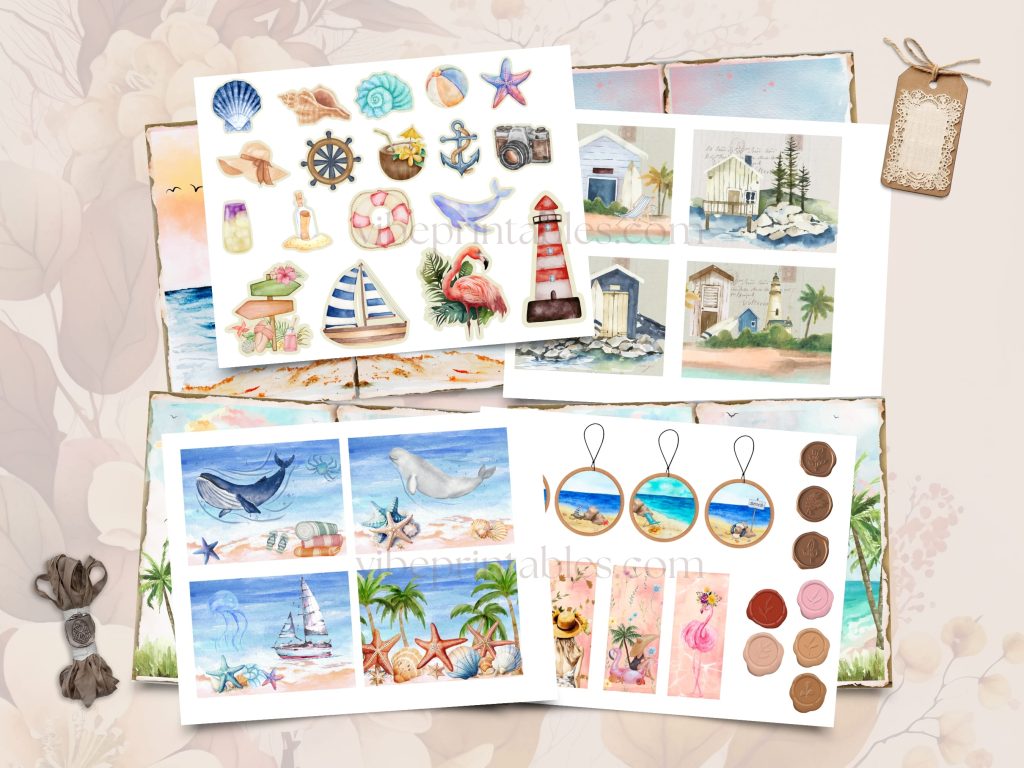 Summer Junk Journal & Ephemera