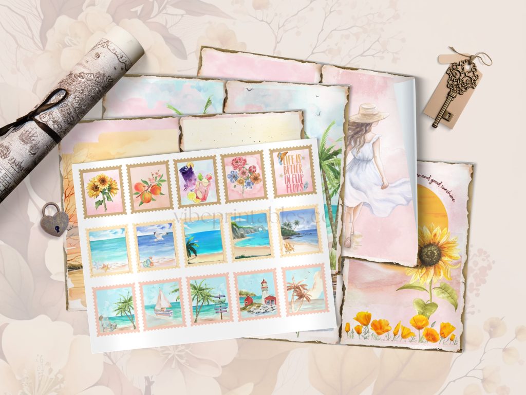 Summer Junk Journal & Ephemera