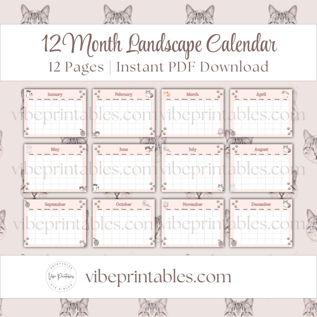 Cat Care Planner Or Binder In Pink