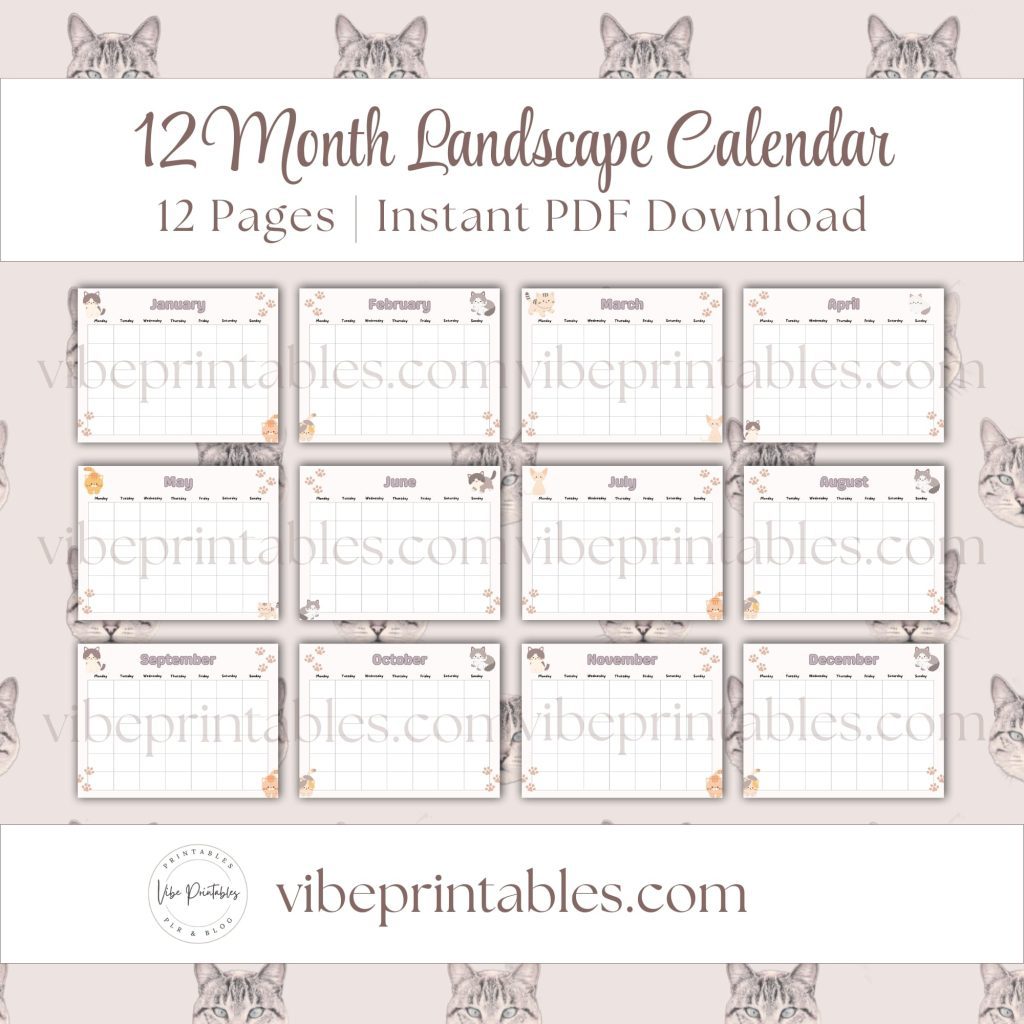 Cat Care Planner Or Binder In Purple