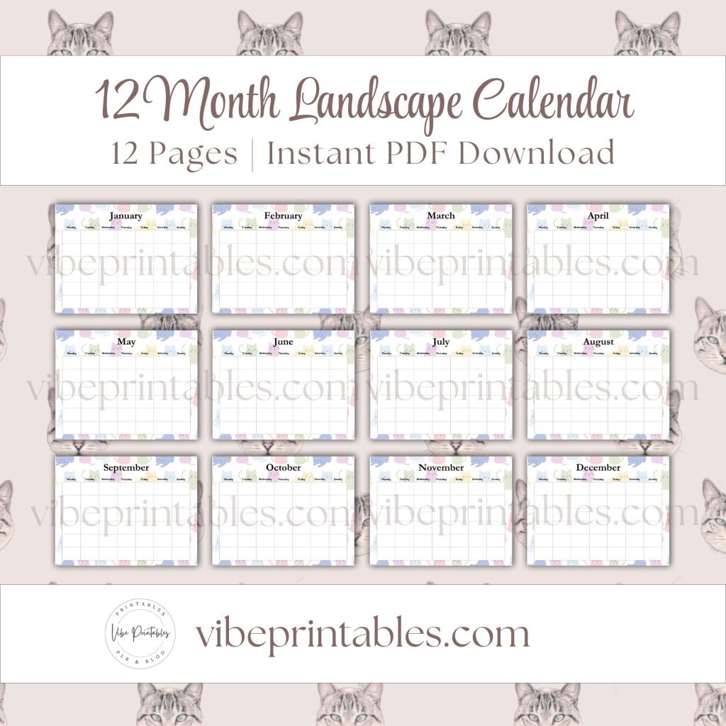 Cat Care Planner Or Binder In Pastel