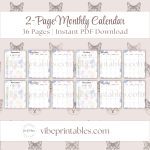 Cat Care Planner Or Binder In Pastel