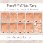 Fall Teen Diary In Gnome Design