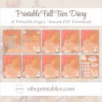 Fall Teen Diary In Gnome Design