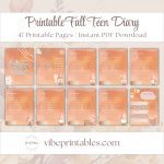 Fall Teen Diary In Gnome Design