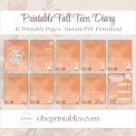 Fall Teen Diary In Gnome Design