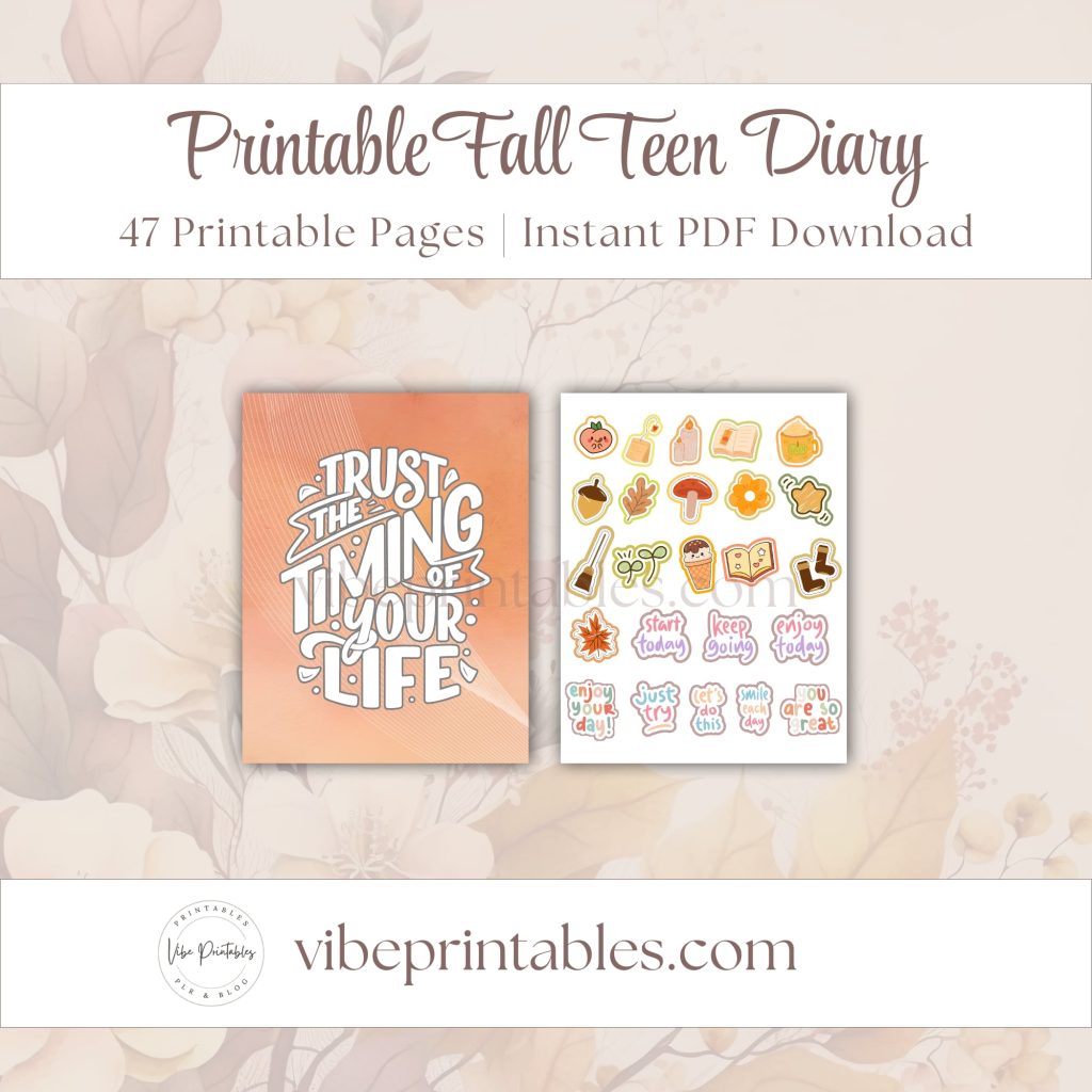 Fall Teen Diary In Gnome Design