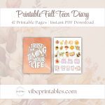Fall Teen Diary In Gnome Design