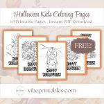 Free Halloween Kids Coloring Pages