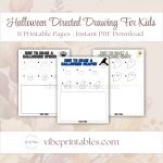 Halloween Directed Drawing For Kids