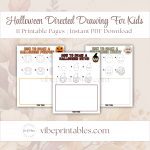 Halloween Directed Drawing For Kids