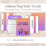 Halloween Busy Binder For Kids