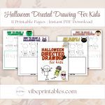 Halloween Directed Drawing For Kids