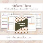 Colorful Halloween Planner